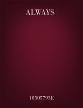 Always SATB choral sheet music cover